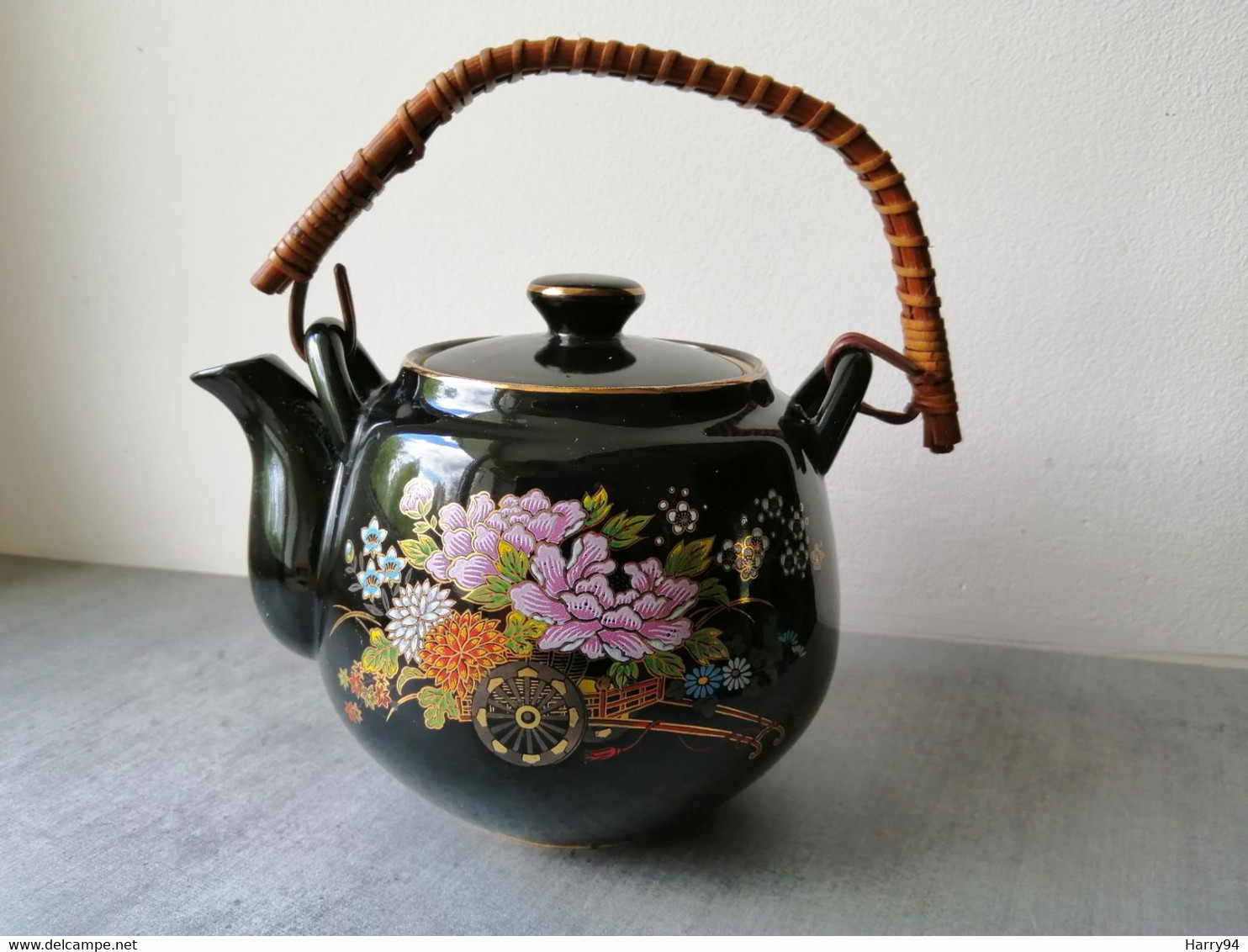 Théière Chinoise En Céramique Décor Floral - Theepot