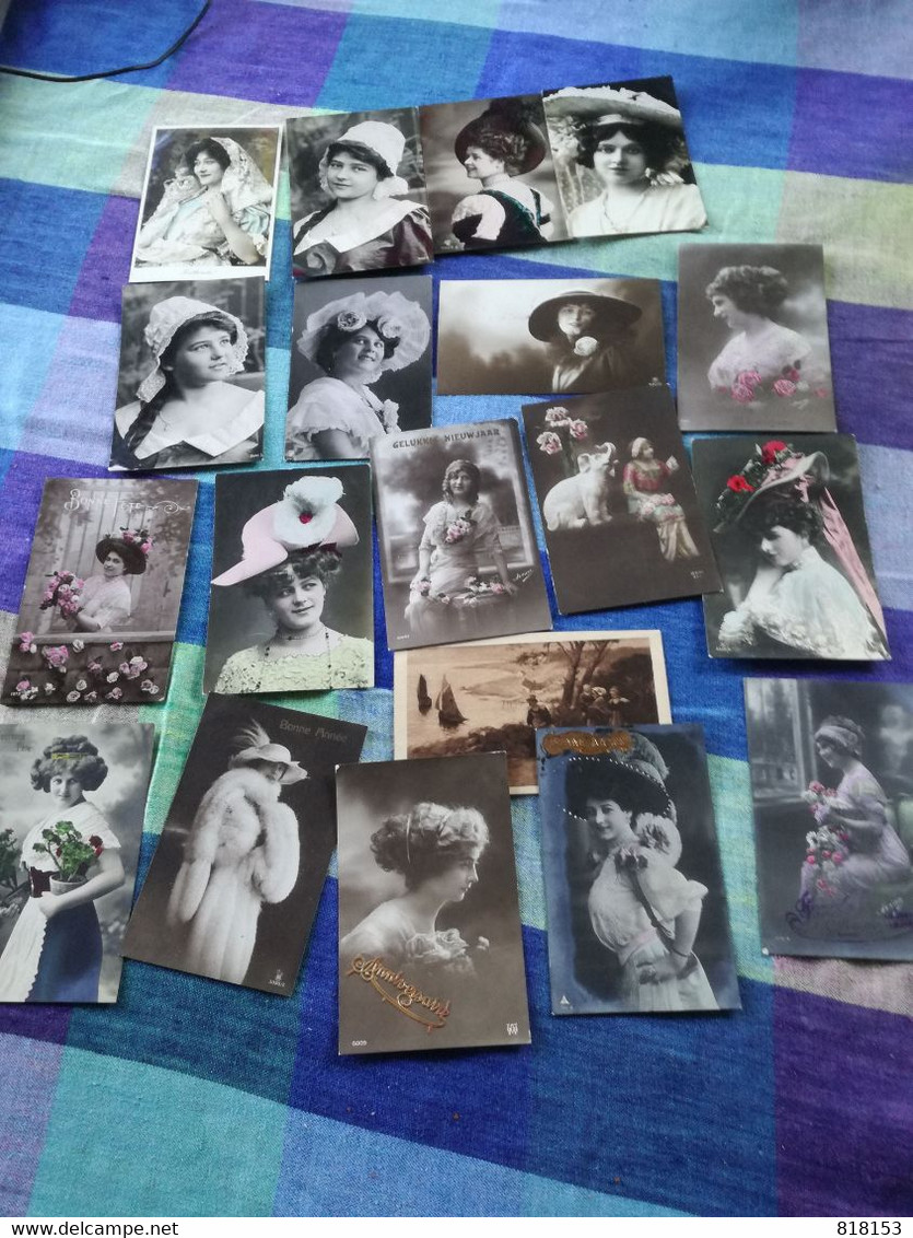 50 Oude Postkaarten Fantasie (1900-1915) - 5 - 99 Postcards