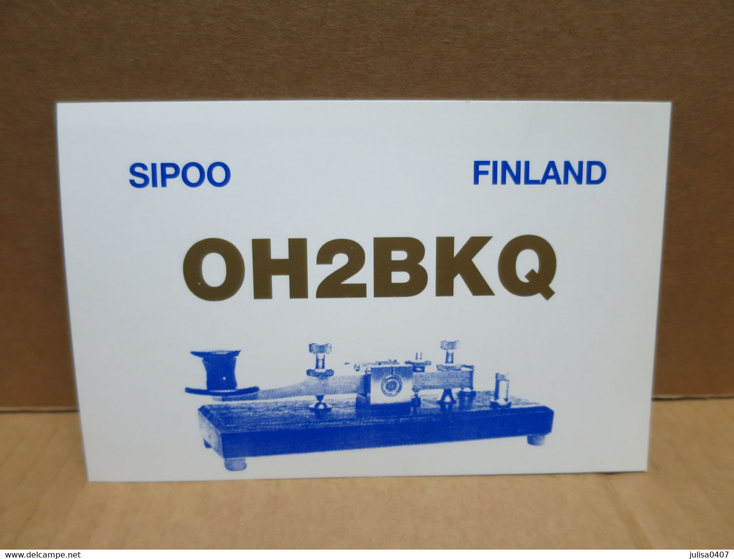 SIPOO (Finlande) Carte Radio Amateur - Finnland