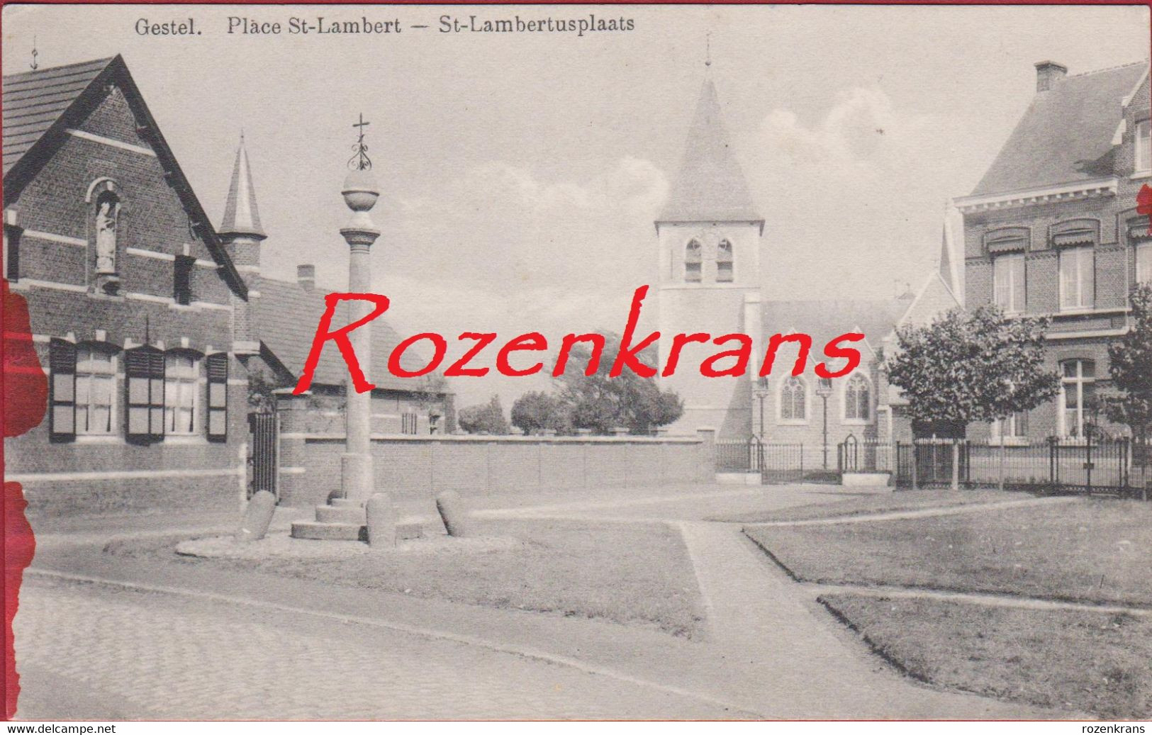 Gestel Sint Lambertusplaats Place St Lambert ZELDZAAM Berlaar (rode Vlek) - Berlaar