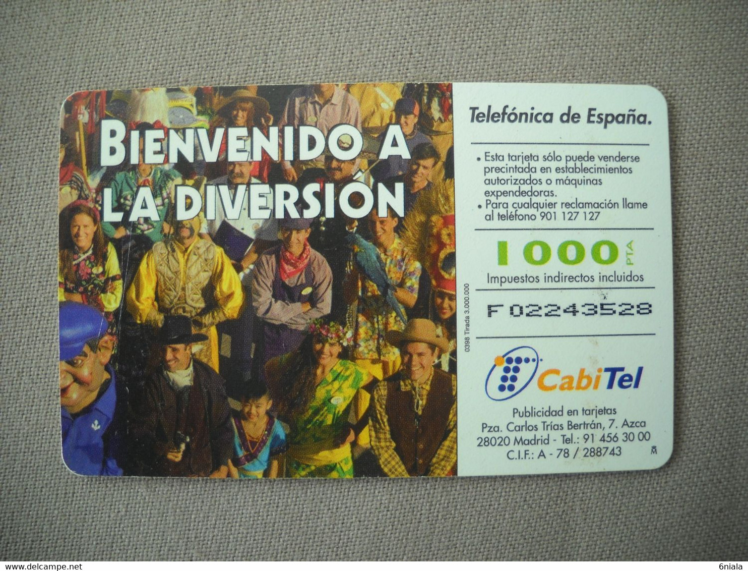 7048 Télécarte Collection PORT AVENTURA Costa Daurada   ( Recto Verso)  Carte Téléphonique - Publicidad