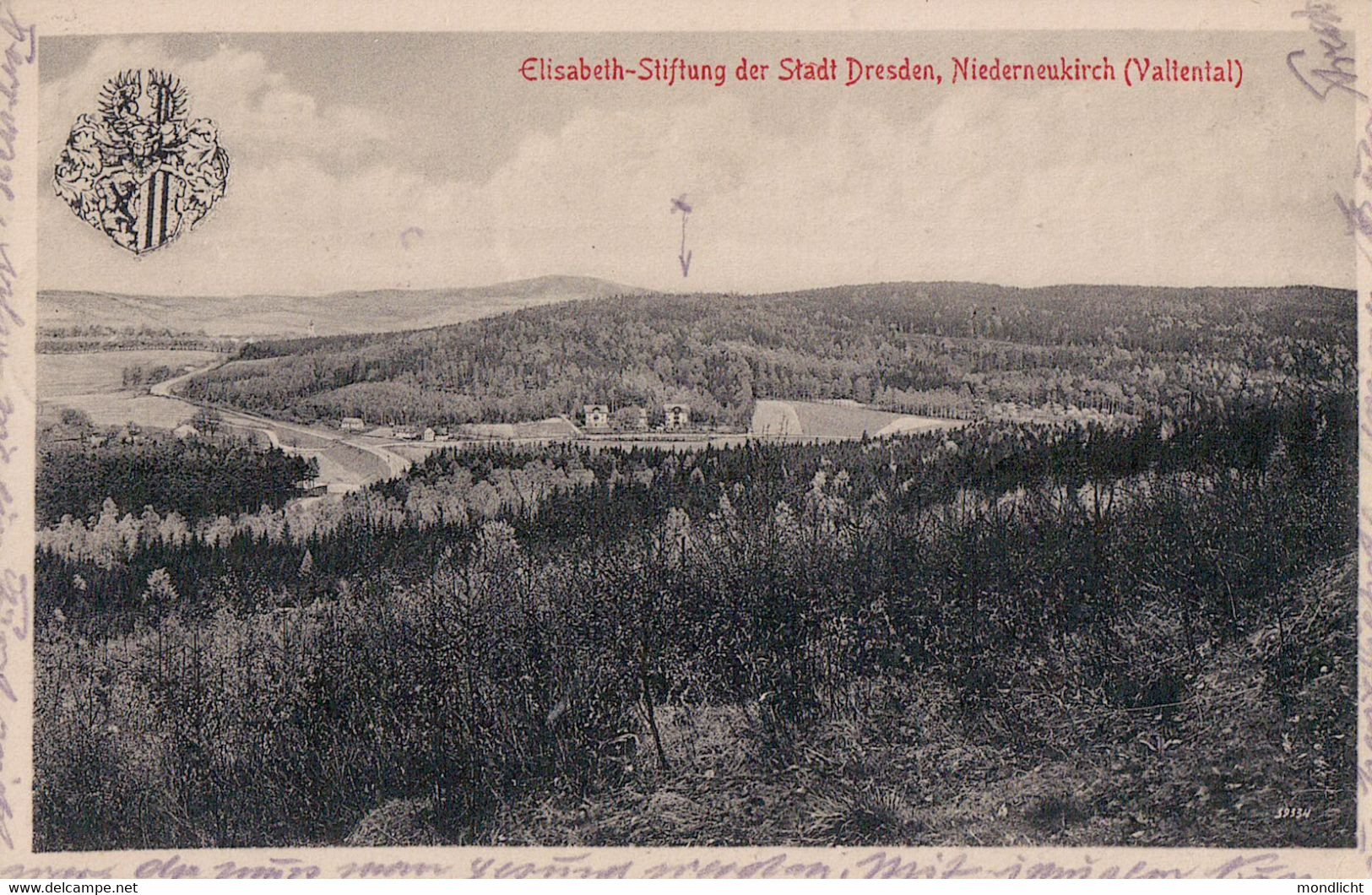 Elisabeth-Stiftung Der Stadt Dresden, Niederneukirch (Valtental), Feldpost 1915. (Neukirch/Lausitz). - Neukirch (Lausitz)