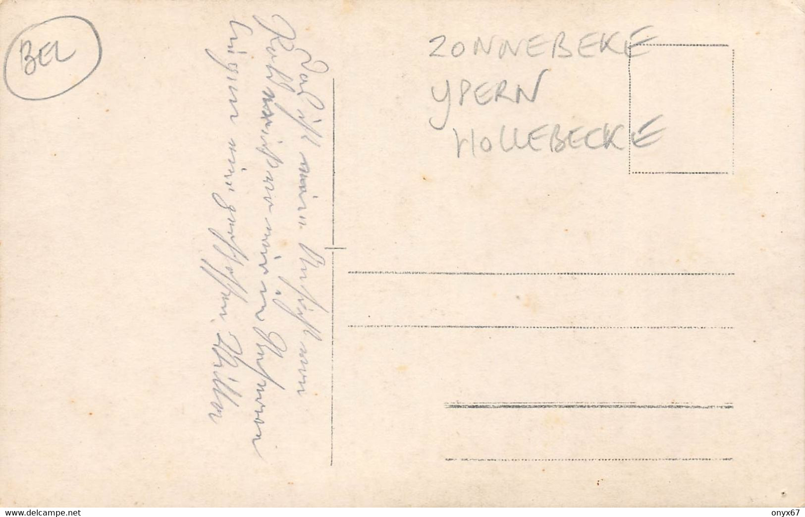 Carte Postale Photo Militaire Allemand ZONNEBEKE-Belgie-Belgique-Schloss Polderhoek-Château-Guerre-14/18-Feldpost - Zonnebeke