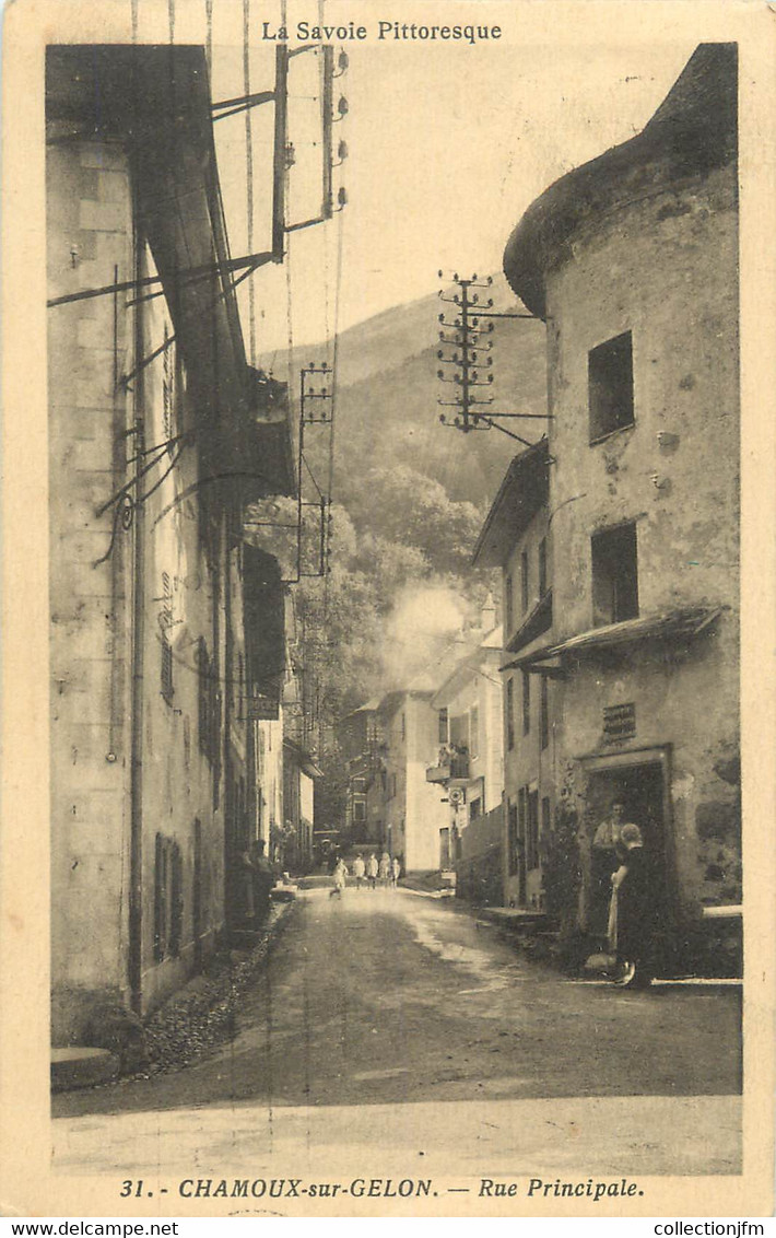 CPA FRANCE 73 "Chamoux Sur Gelon, Rue Principale" - Chamoux Sur Gelon