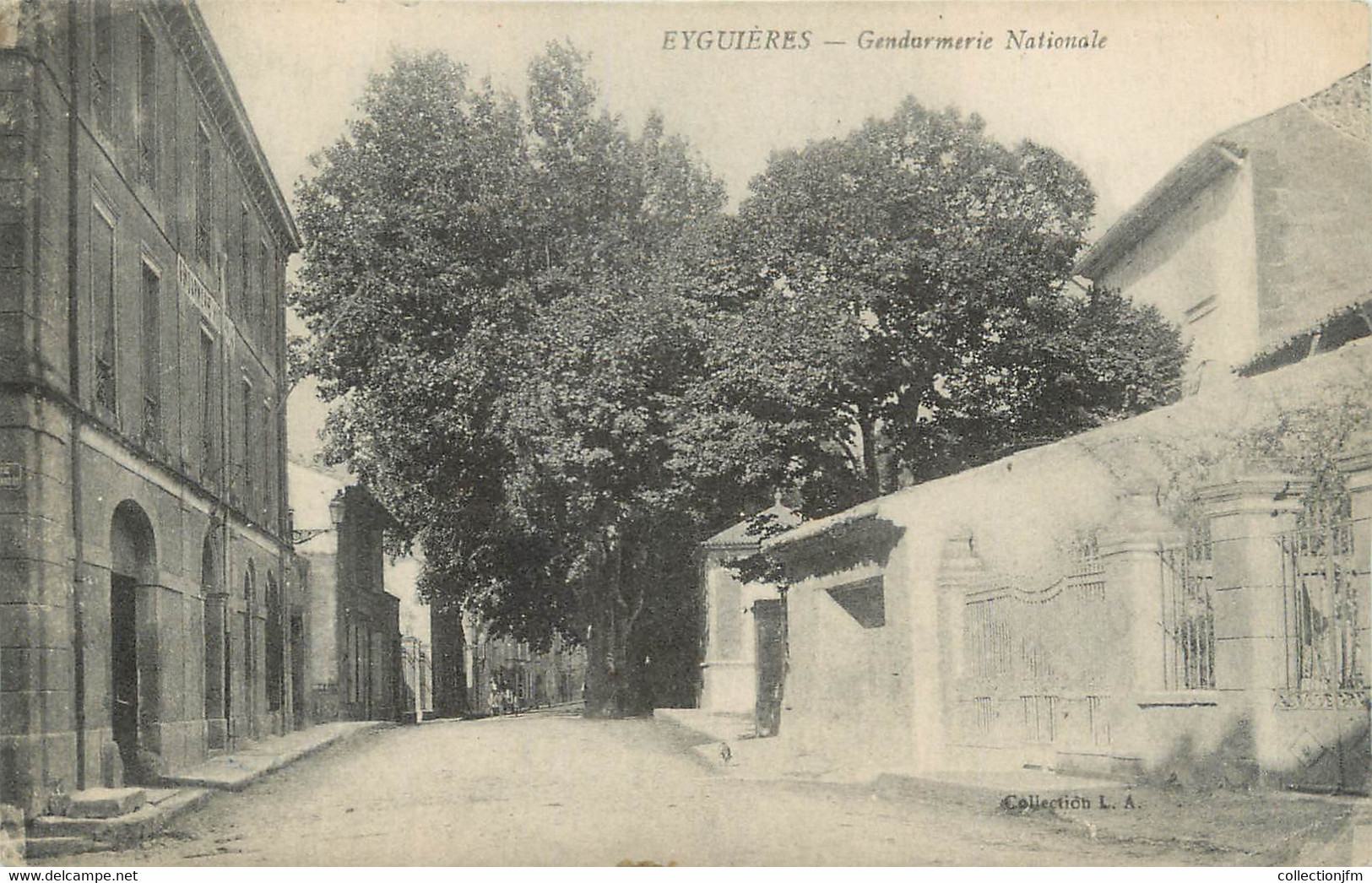 CPA FRANCE 13 " Eyguières, La Gendarmerie Nationale" - Eyguieres