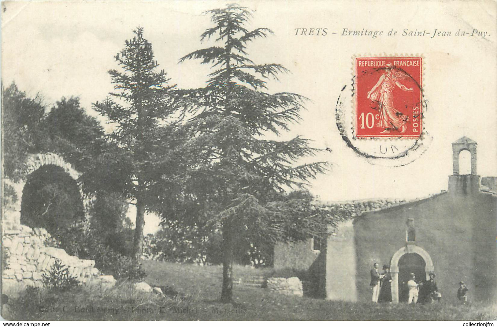 CPA FRANCE 13 " Trets, Ermitage De St Jean Du Puy" - Trets