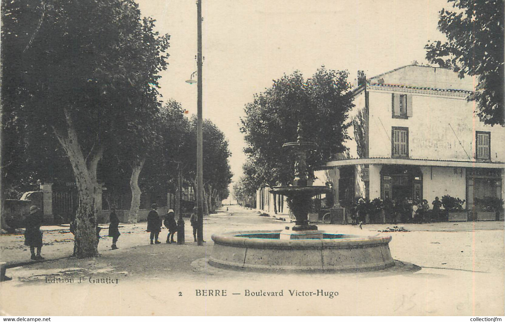 CPA FRANCE 13 " Berre, Boulevard Victor Hugo" - Otros & Sin Clasificación