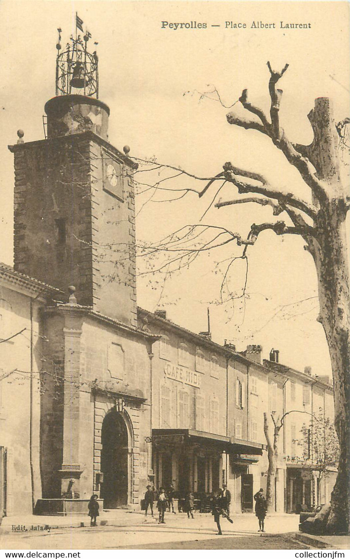 CPA FRANCE 13 " Peyrolles, Place Albert Laurent" - Peyrolles