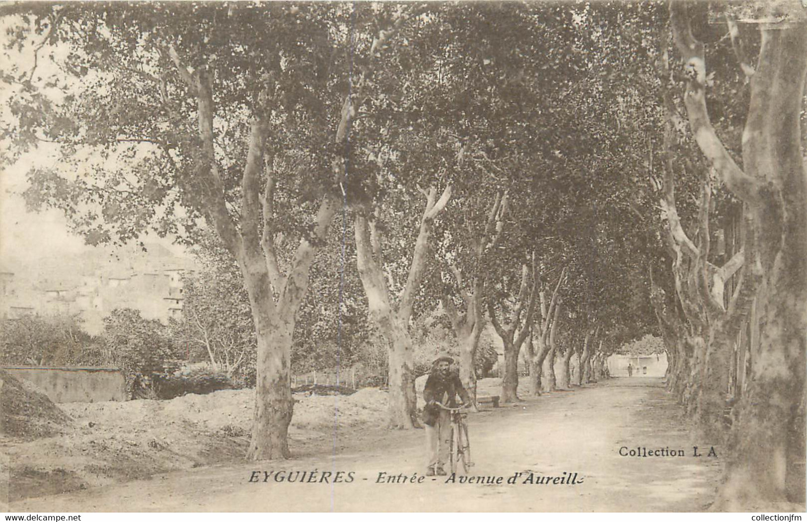CPA FRANCE 13 " Eyguières, Avenue D'Aureille" - Eyguieres