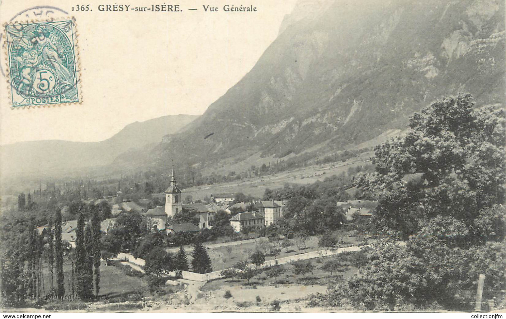 CPA FRANCE 73 " Grésy Sur Isère, Vue Générale" - Gresy Sur Isere