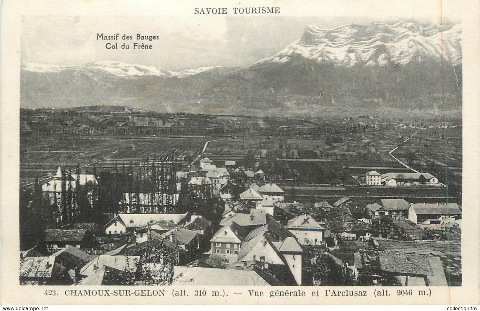 CPA FRANCE 73 "Chamoux Sur Gelon, Vue Générale " - Chamoux Sur Gelon