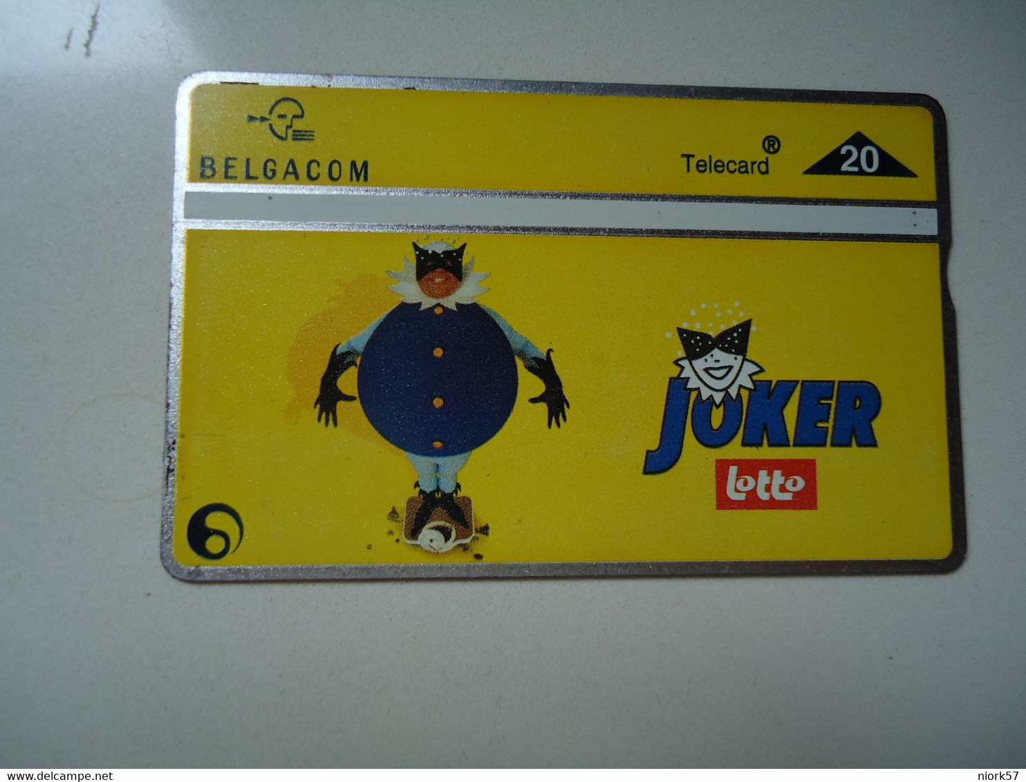 BELGIUM   USED CARDS   JOKER LOTTO - Other & Unclassified