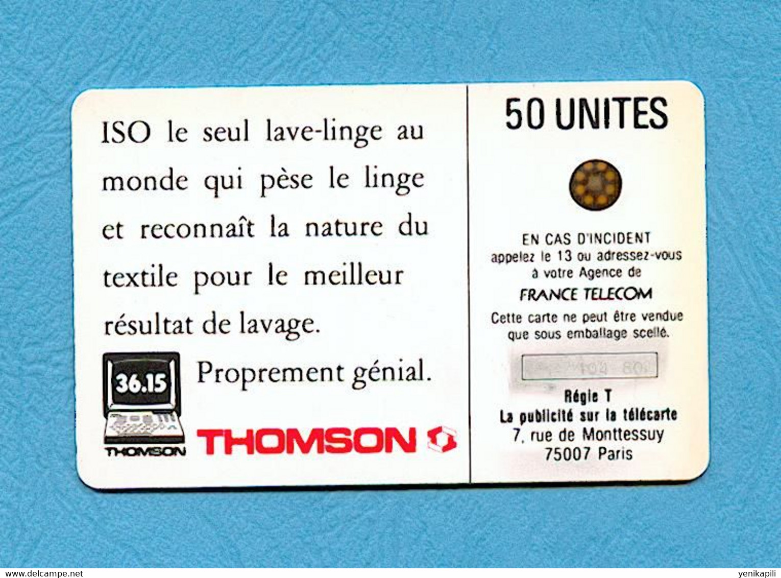 ( 5371 ) - ISO THOMSON - ( F46Bbis .... ) - SC4on - Non Répertoriée Dans Catalouge - *** EC *** - Voir Scan - - Fehldrucke