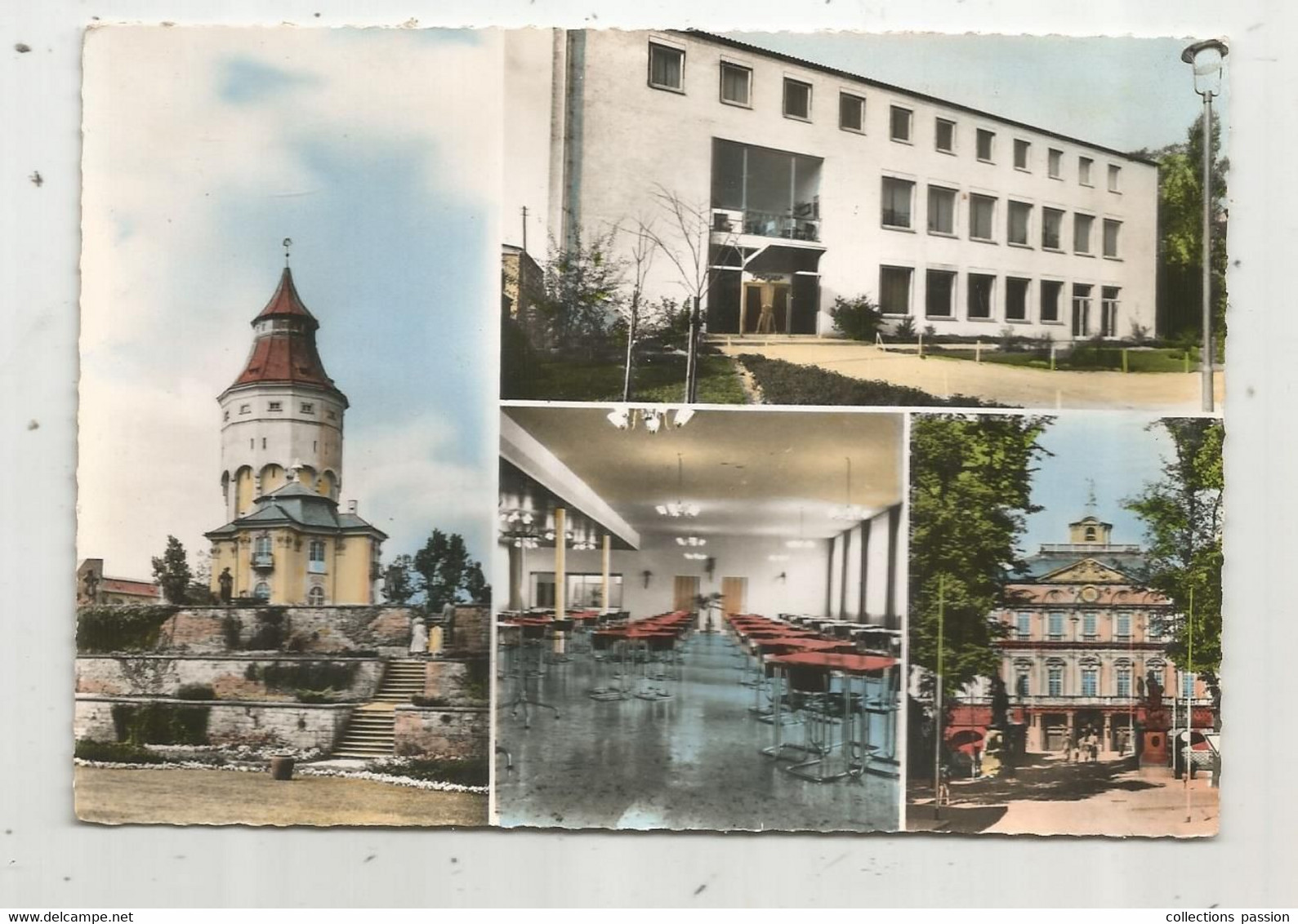 Cp, Allemagne , RASTATT , Multi Vues , écrite 1958 , Foyer De Garnison F.F.A - Rastatt