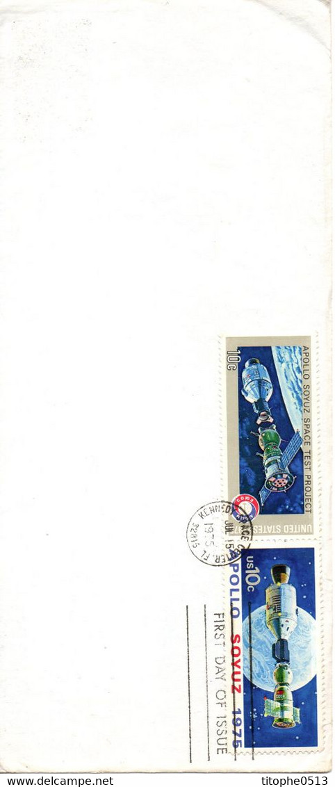 USA. N°1059-60 De 1975 Sur Enveloppe 1er Jour. Coopération Spatiale Avec L'URSS. - North  America