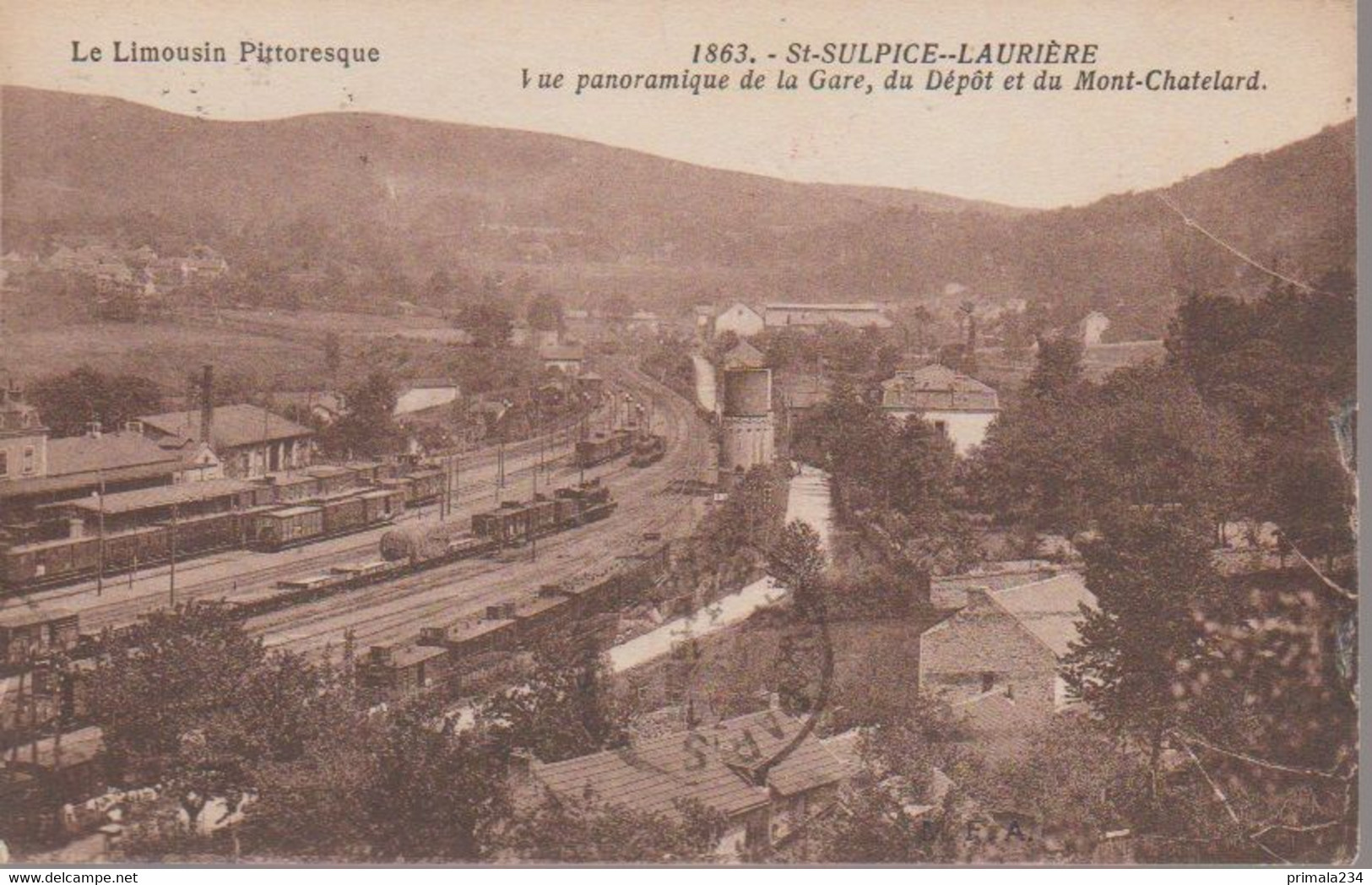 SAINT SULPICE LES FEUILLES  -   LA GARE - Saint Sulpice Les Feuilles