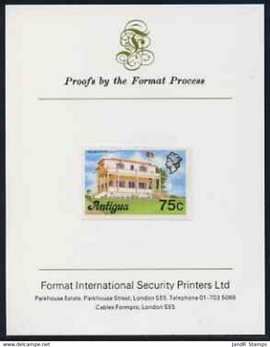 Antigua 1976 Premier's Office 75c (without Imprint) Imperf Proof On Format International Proof Card (as SG 482A) - Altri & Non Classificati