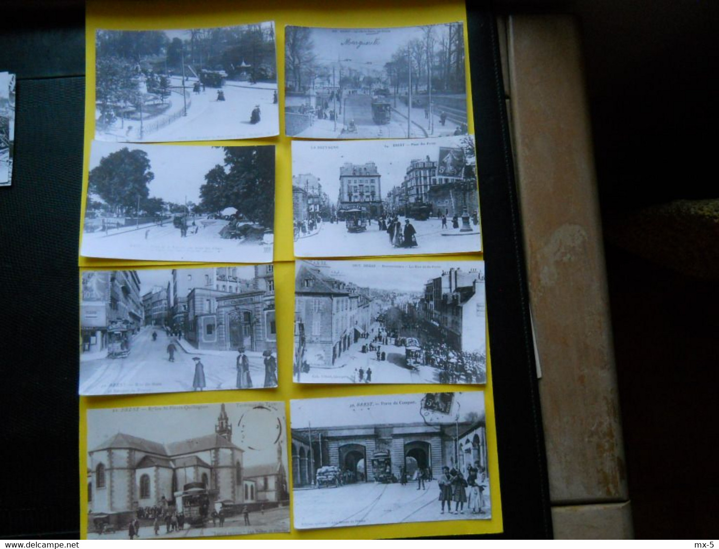 Photo  ,TRAMWAY FINISTERE , Collection Bourneuf ,lire Descriptif  ,BREST - Trains