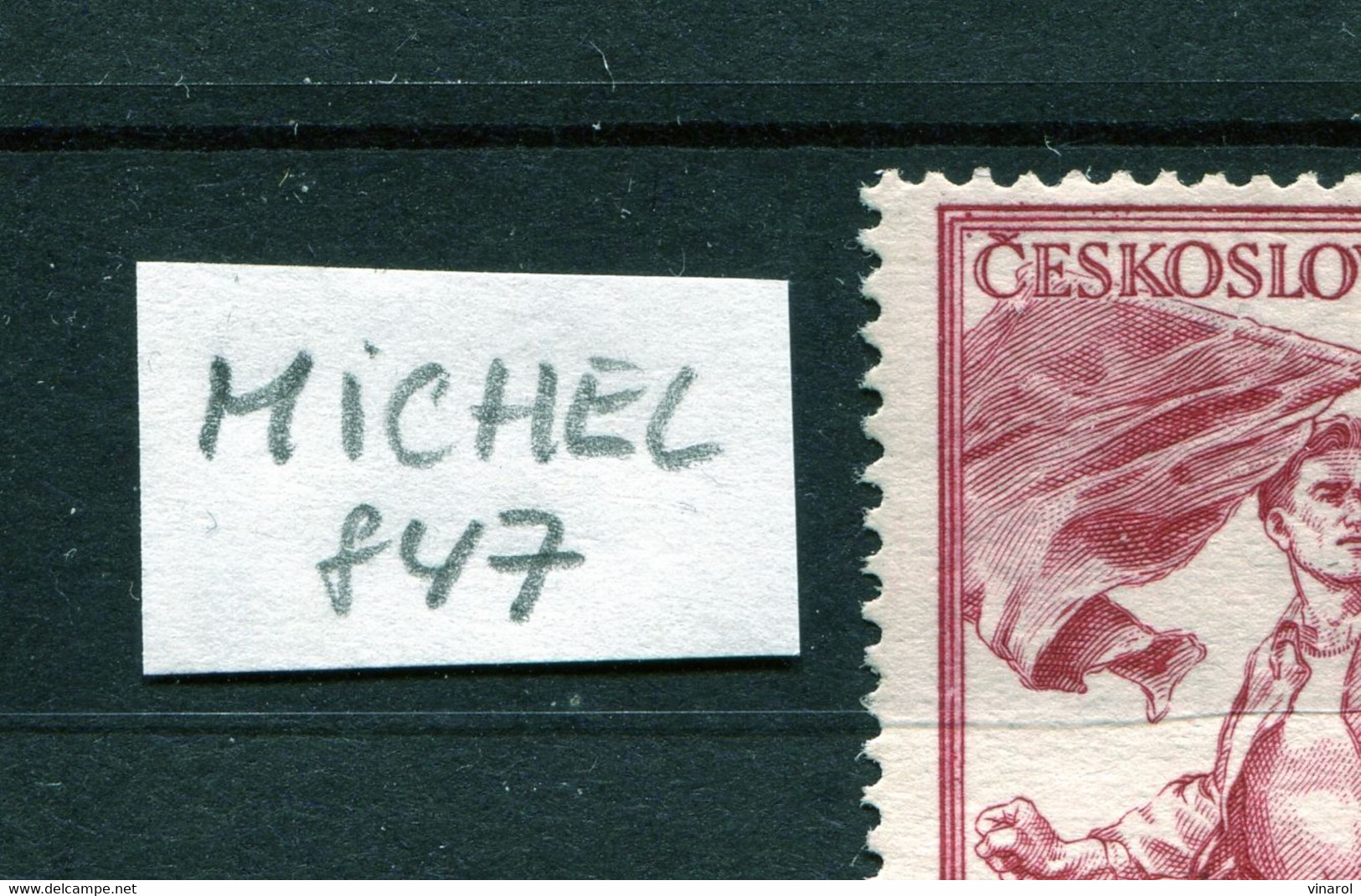 Michel 847 - Varieté : Pofis 771 DV10/1 - Errors, Freaks & Oddities (EFO)