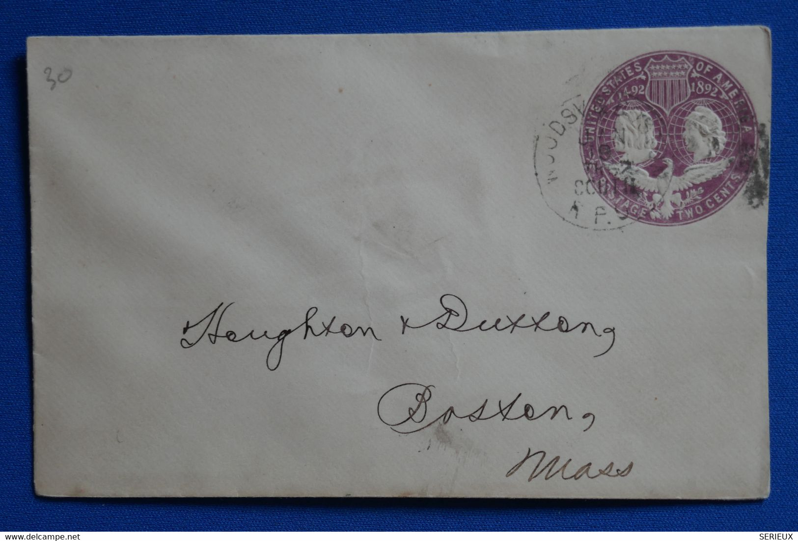 R23 ETATS UNIS USA BELLE LETTRE  1894 POUR BASSEN MASS.  USA+  AFFRANCH INTERESSANT - Brieven En Documenten