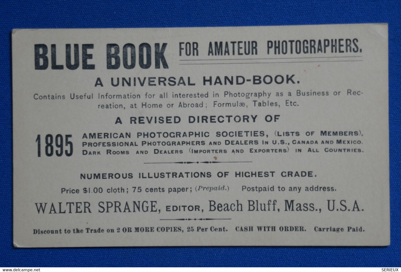 R23 ETATS UNIS USA BELLE CARTE 1895 CHICAGO POUR PARIS FRANCE + AFFRANCH INTERESSANT - Brieven En Documenten