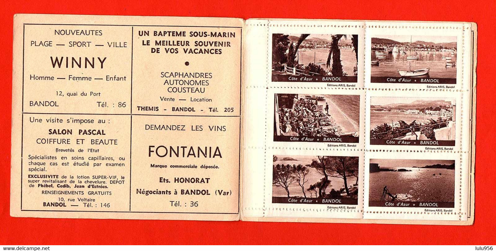 Dépliant Publicitaire BANDOL ( Var ) - Toeristische Brochures