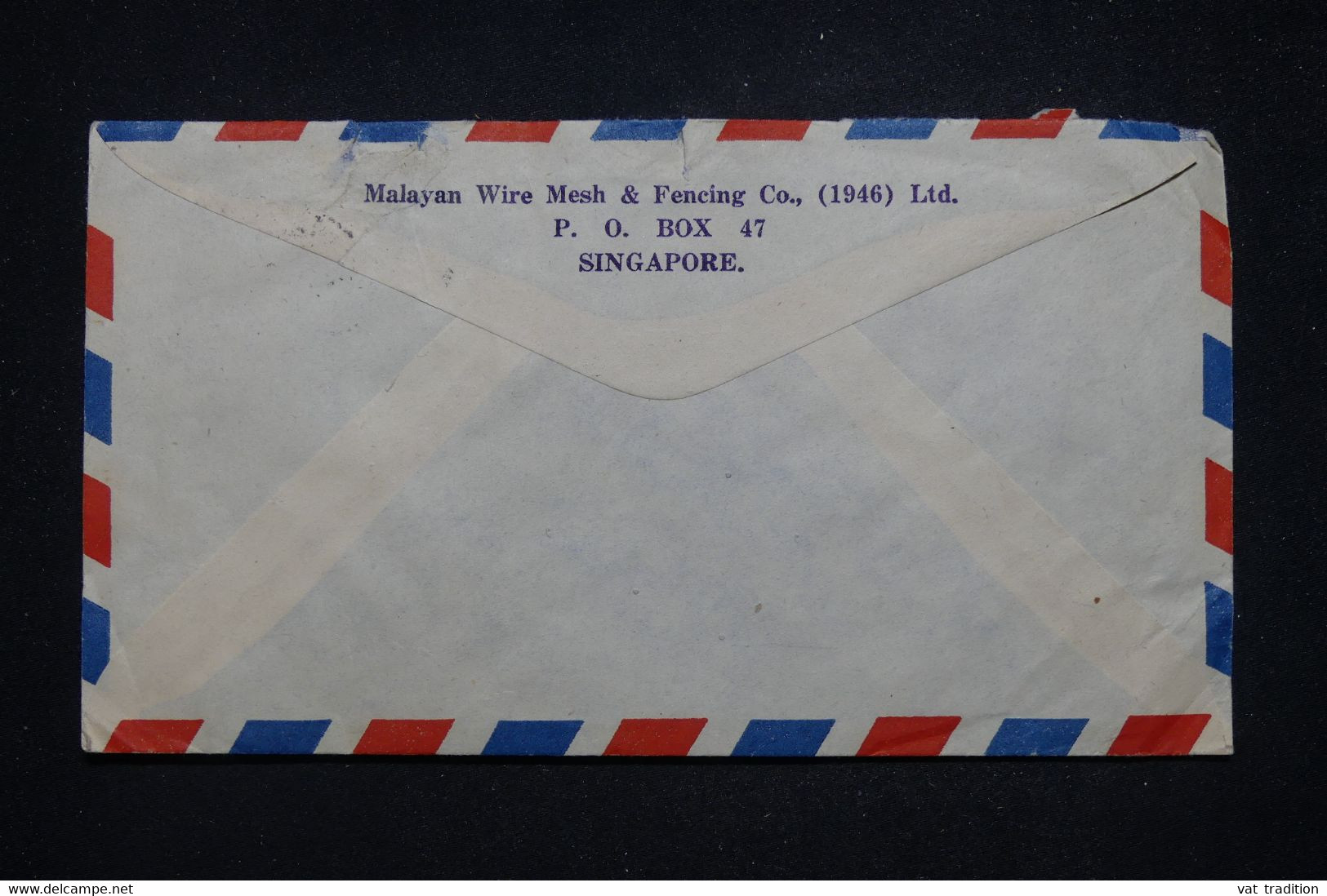 MALAISIE - Enveloppe Commerciale De Singapour Pour La France En 1950 - L 96923 - Fédération De Malaya