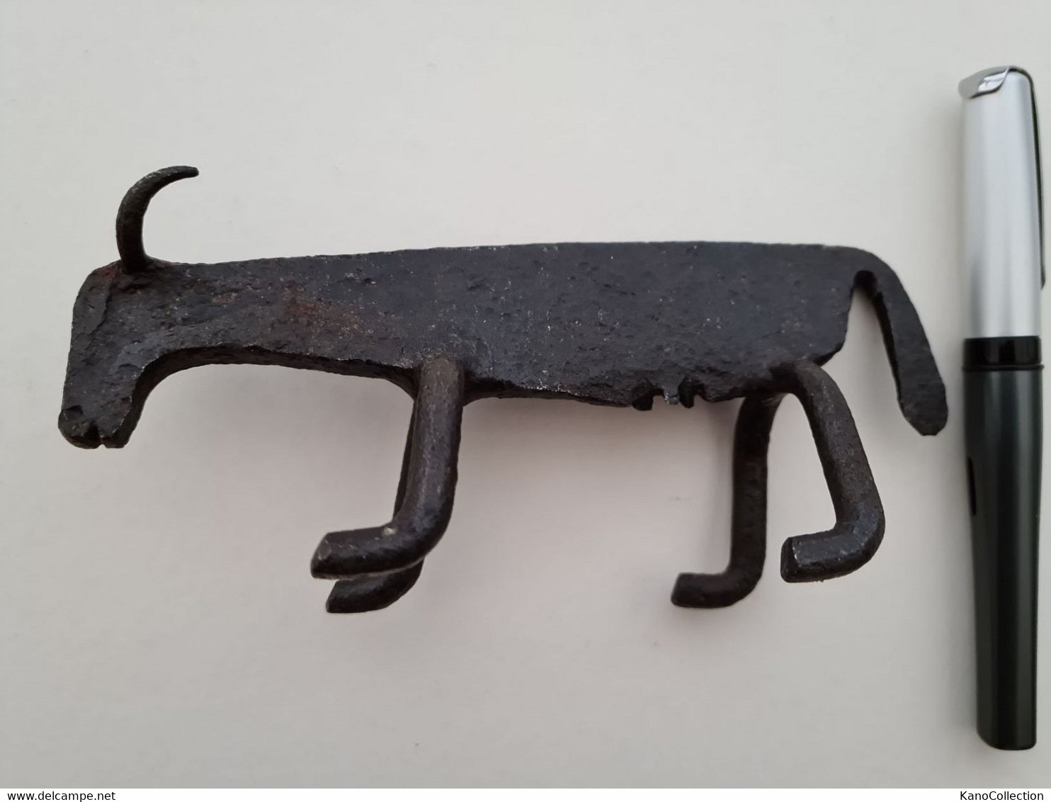 Kleine Metallskulptur „Stier“, Eisen - Sonstige & Ohne Zuordnung