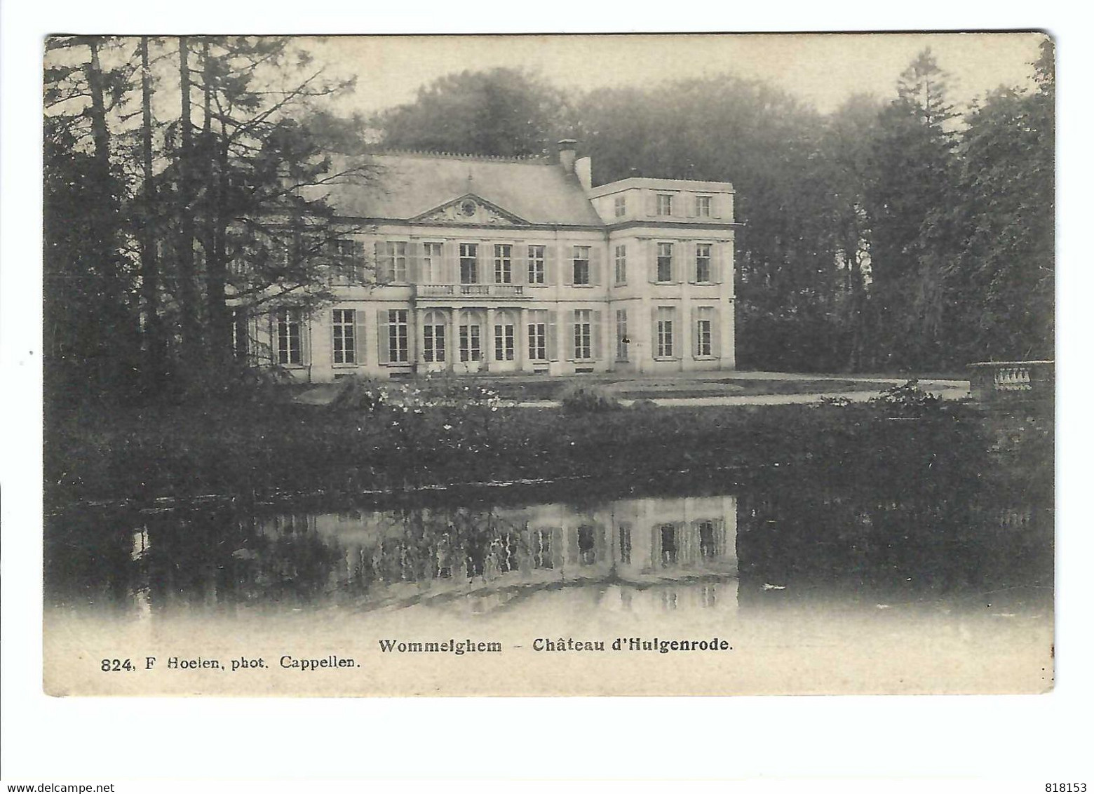 Wommelgem Wommelghem - Château D'Hulgenrode 1910  F Hoelen,phot , Cappellen 824 - Wommelgem