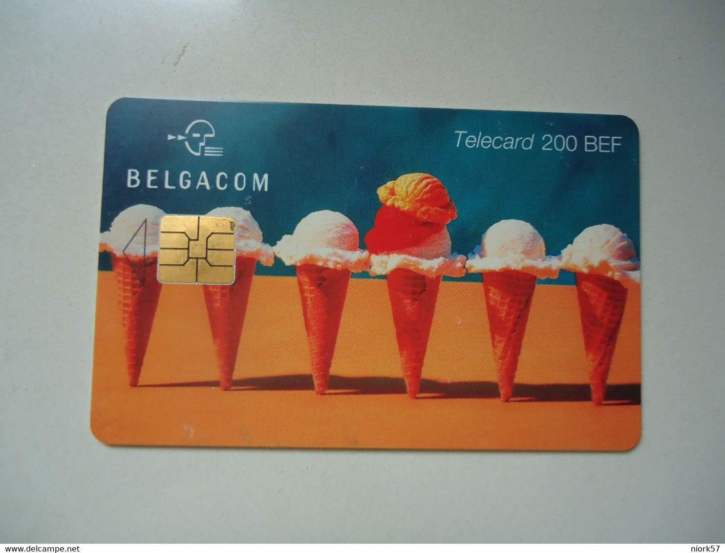 BELGIUM   USED CARDS ADVESTISING  FOOD - Otros & Sin Clasificación