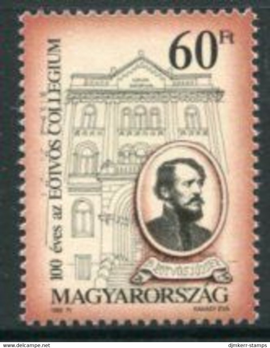 HUNGARY 1995 Centenary Of Eötvös College  MNH / **.  Michel  4357 - Ungebraucht