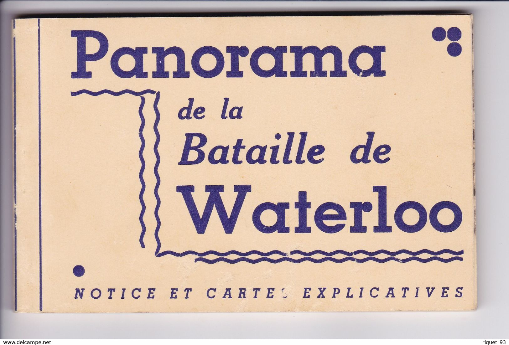 Carnet 12 Vues - Panorama De La Bataille De Waterloo (état Neuf) - Otras Guerras