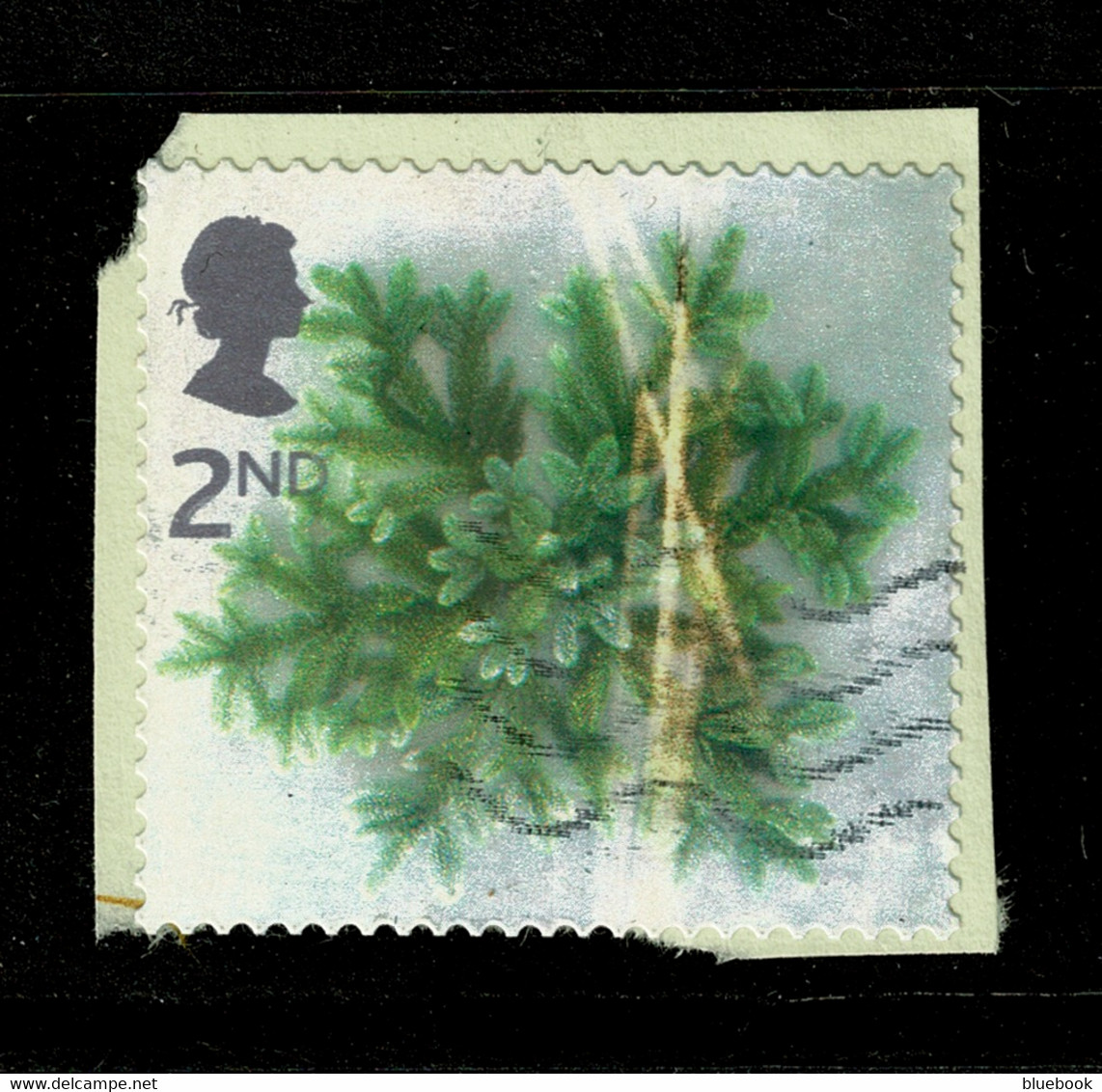 Ref 1485 - GB - 2nd Class 2002 Christmas Xmas Stamp - Major Printing Flaw Error - Errors, Freaks & Oddities (EFOs