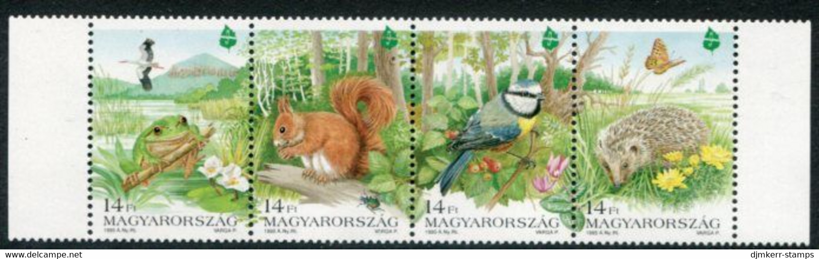 HUNGARY 1995 Nature Protection MNH / **.  Michel  4343-46 - Neufs