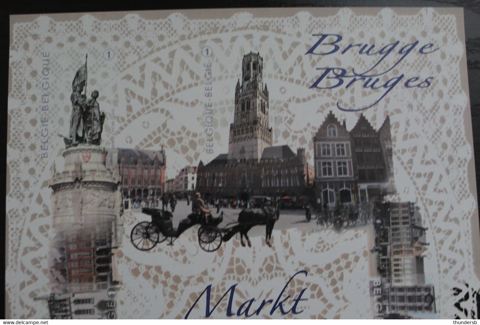 Jaar 2012: BL203 'De Markt Van Brugge' - Ongetand Met Nummer - Zeer Mooi! - Autres & Non Classés