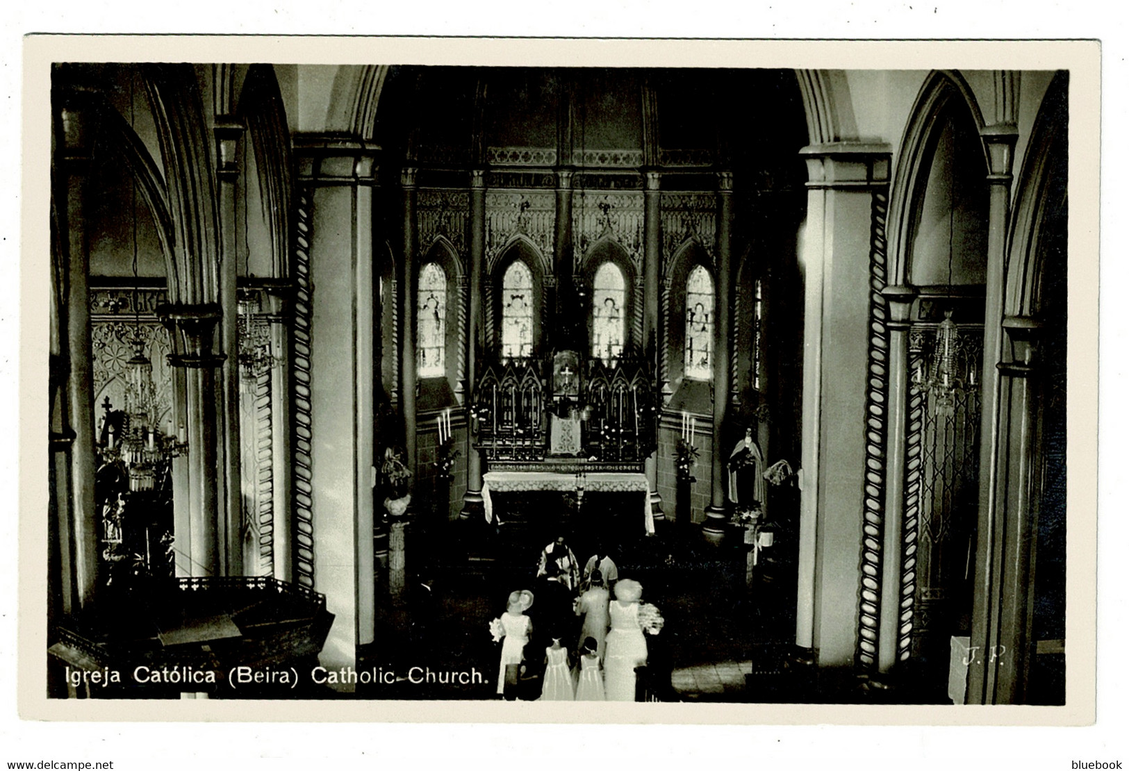 Ref 1485 - Postcard - Catholic Church - Beira Mozambique - Ex Portugal Colony - Mozambico