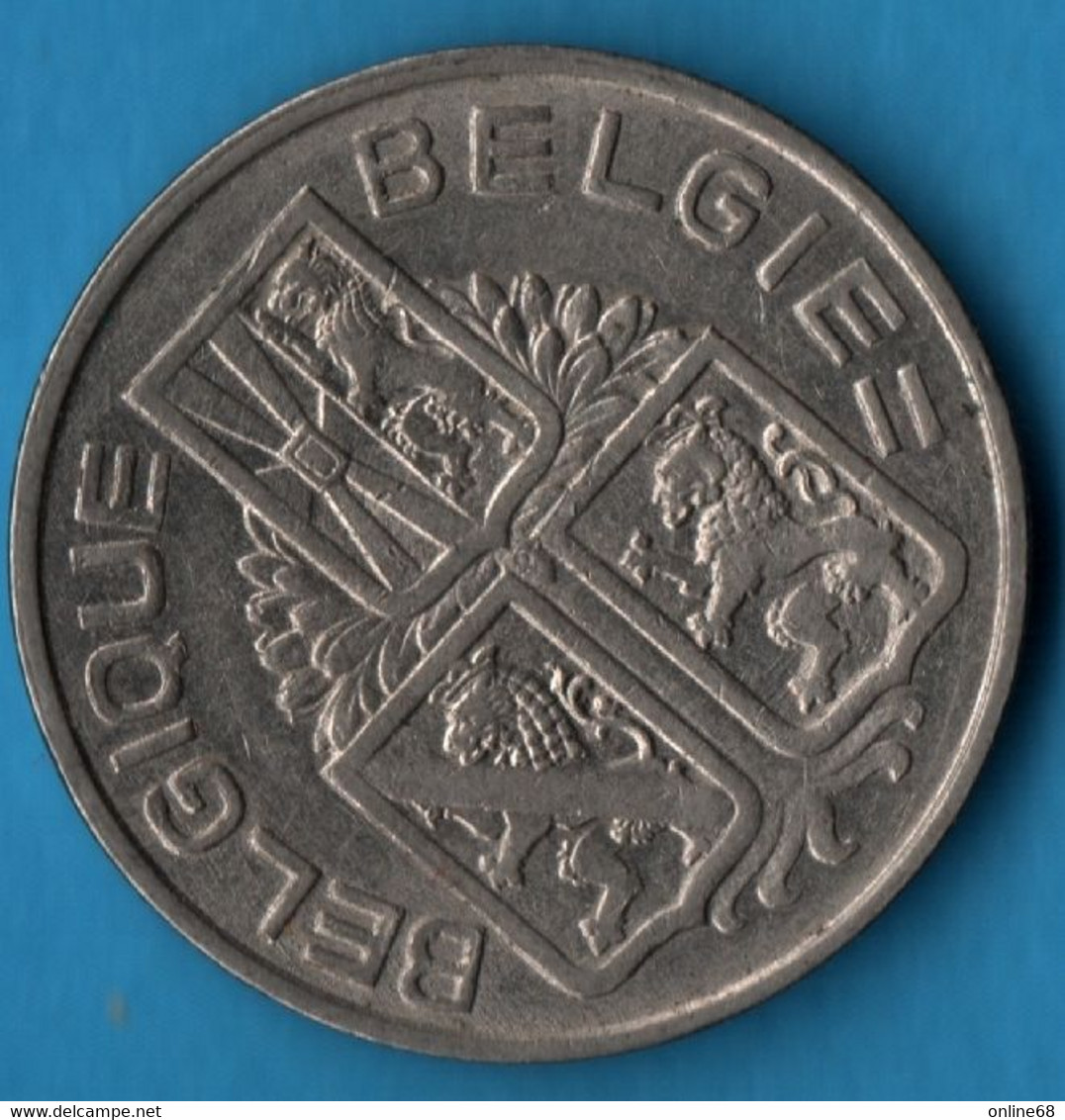 BELGIQUE BELGIE  1 FRANC 1939 KM# 119 Léopold III - 1 Frank