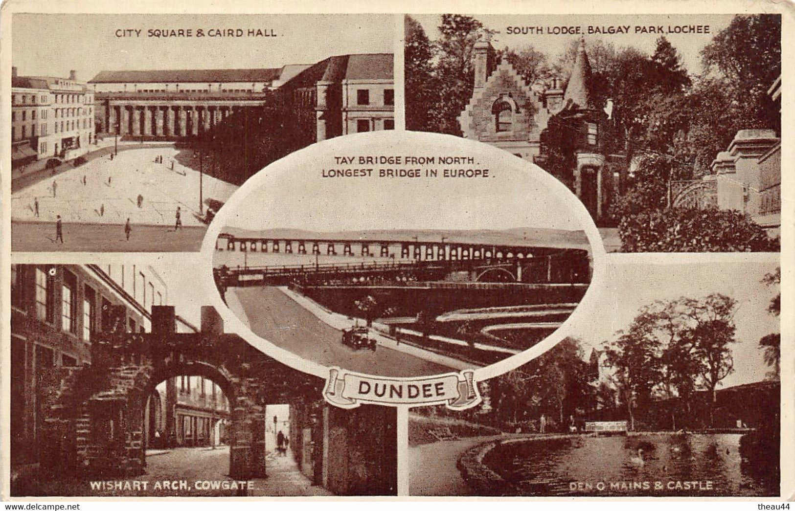 ¤¤  -  ROYAUME-UNI  -  ECOSSE  -  DUNDEE   -  Lot De 5 Cartes      -  ¤¤ - Angus