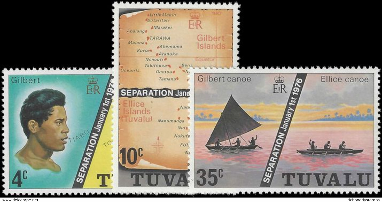 Tuvalu 1976 Separation Unmounted Mint. - Tuvalu