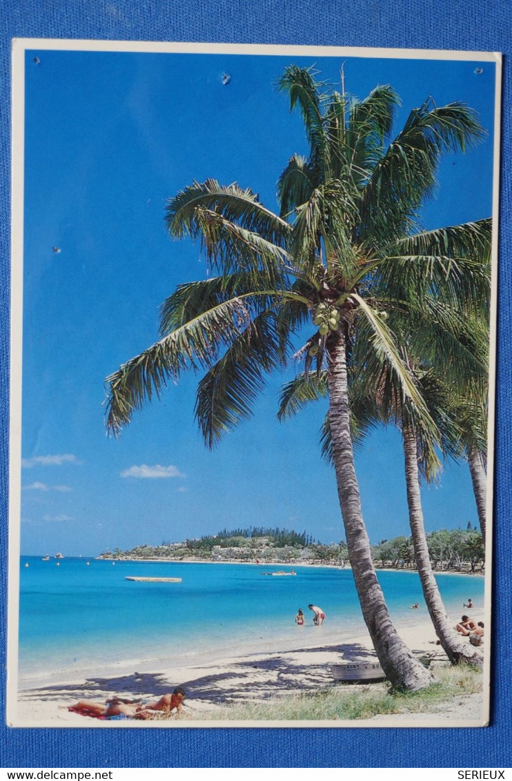 R23 NOUVELLE CALEDONIE BELLE CARTE 1986 NOUMEA POUR BAUGE FRANCE + COCOTIER+ AFFRANCH PLAISANT - Cartas & Documentos