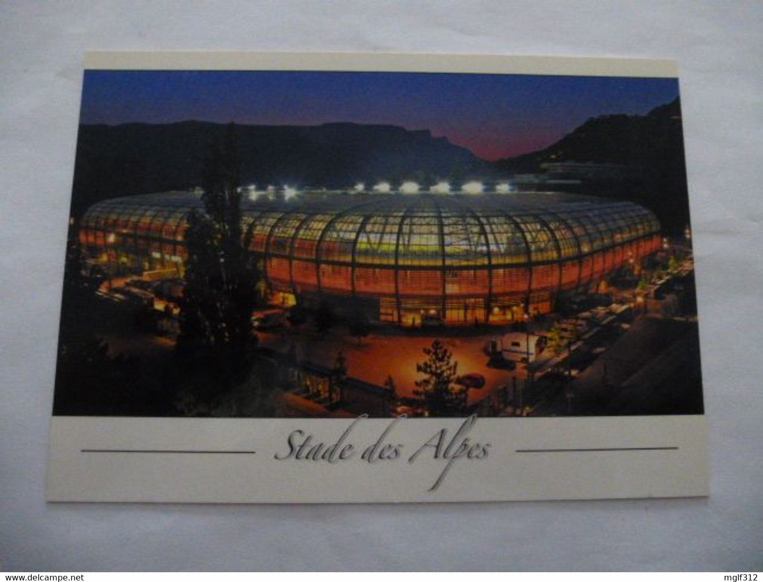 GRENOBLE (38) : Le Stade  Des ALPES Avant 2000, Vue Générale - Soccer
