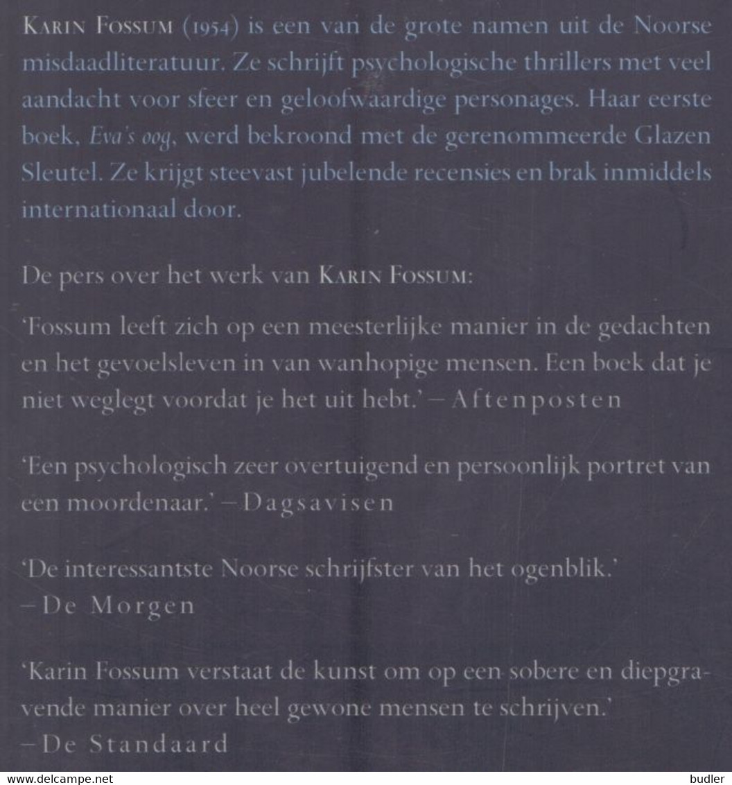 KARIN FOSSUM : ## De Moord Op Harriet Krohn ## - Thriller. - Horrors & Thrillers