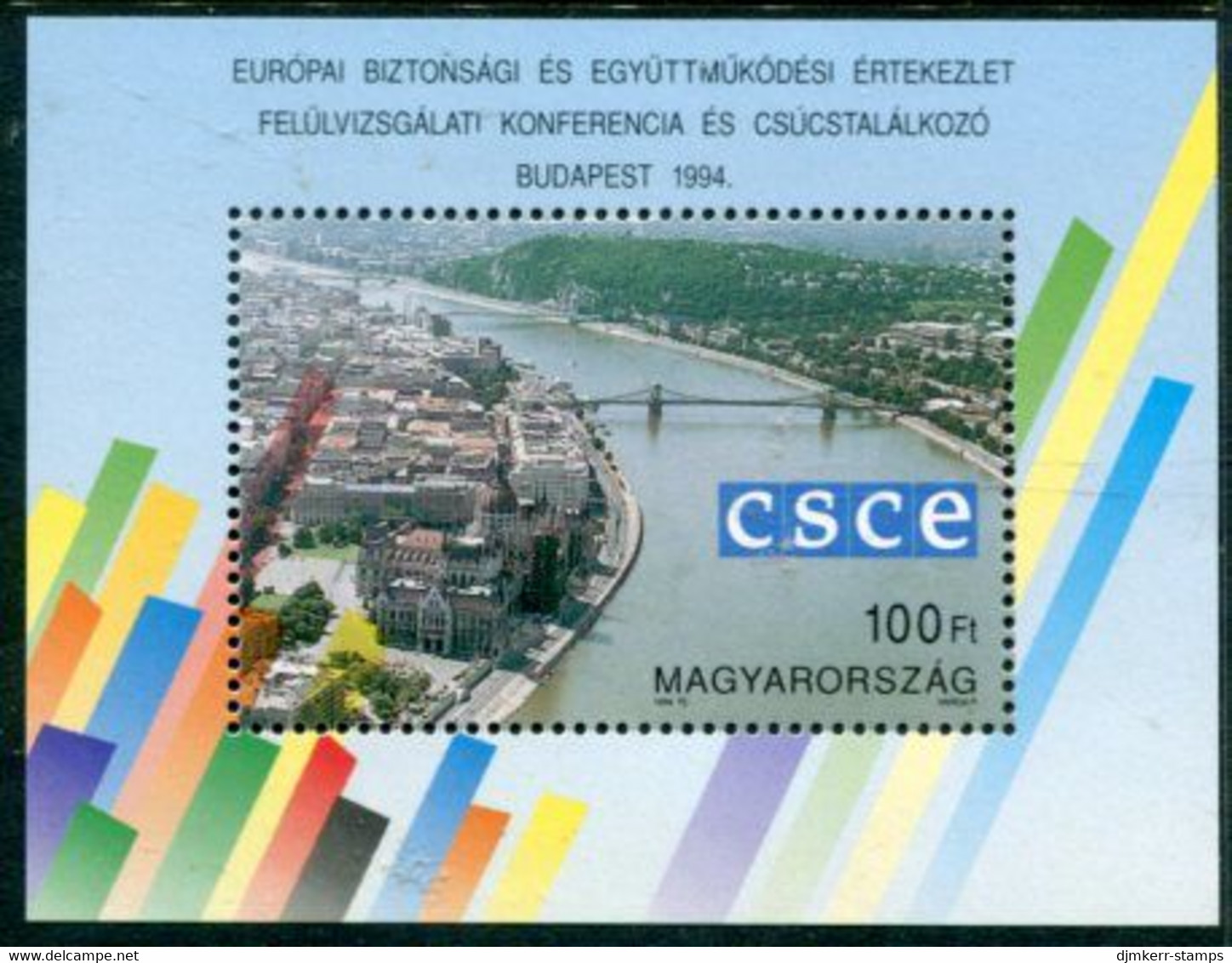 HUNGARY 1994 European Security Conference Block  MNH / **.  Michel  Block 232 - Ongebruikt