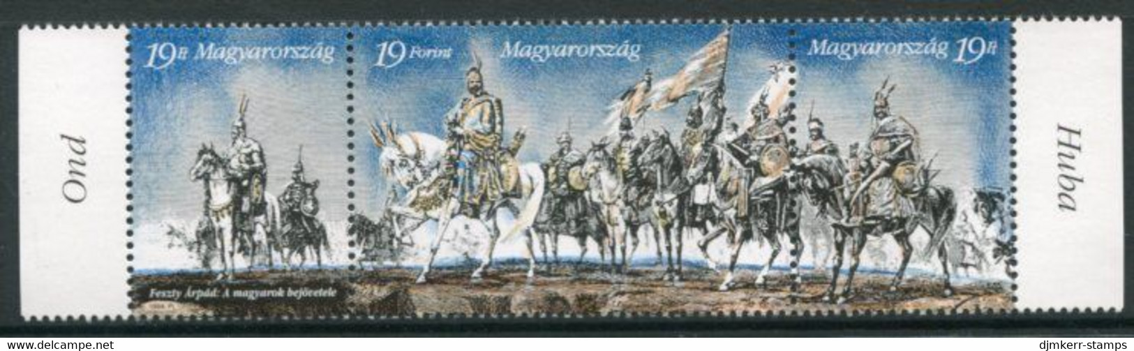 HUNGARY 1994 Magyar Conquest I MNH / **.  Michel 4289-91 - Ongebruikt