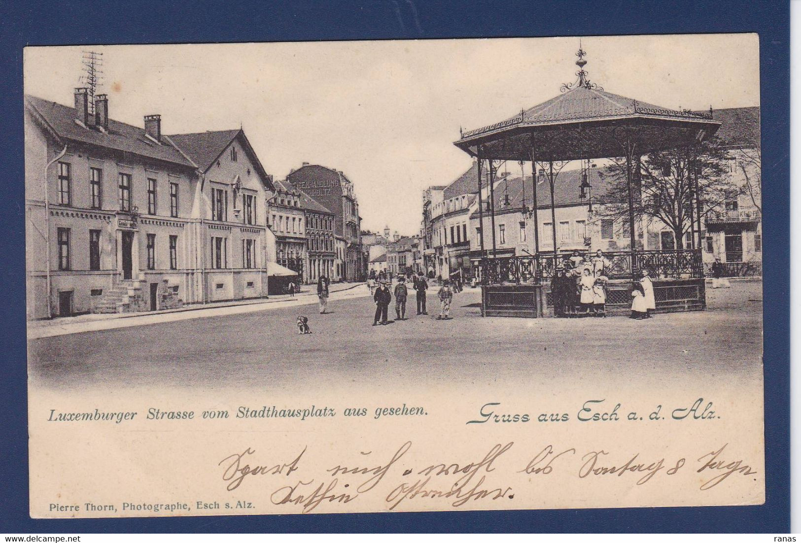 CPA Luxembourg Circulé Gruss Esch Sur Alzette - Esch-sur-Alzette