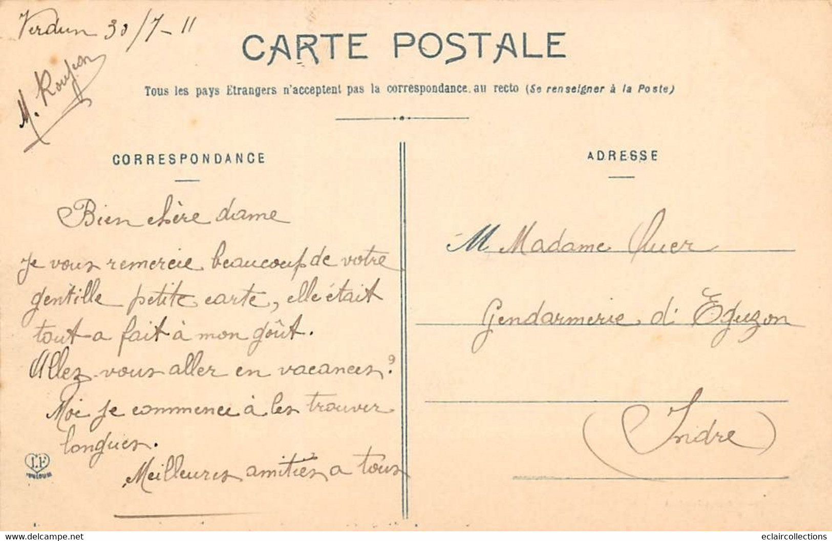 Verdun Sur Garonne          82        Vue Générale   - Homme Lisant Un Journal Ou Une Carte  -        ( Voir Scan) - Verdun Sur Garonne