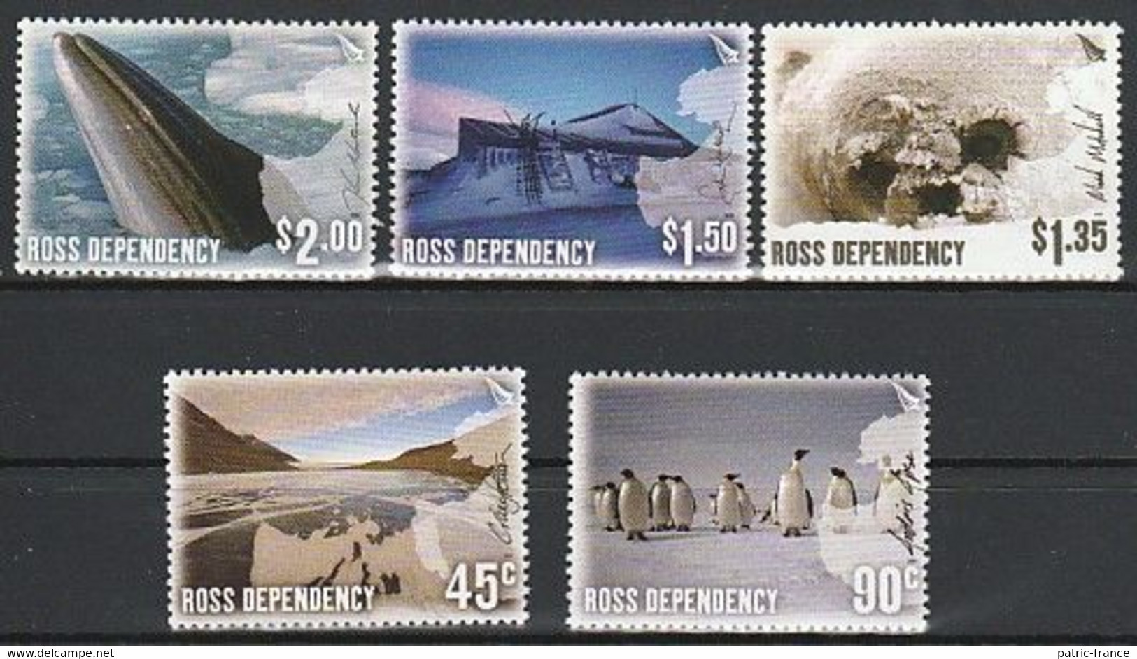 ANTARCTIQUE - ROSS 2005 Photographies - Yv. 100/104 ** - Unused Stamps