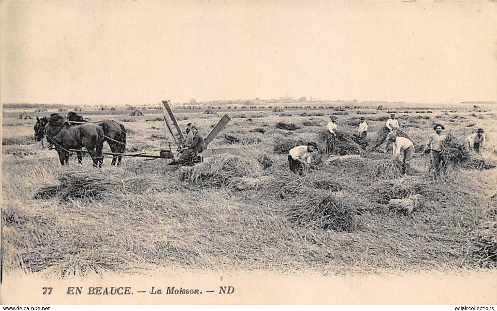 Divers       28    Série En Beauce      La Moisson  ND 77           ( Voir Scan) - Andere & Zonder Classificatie