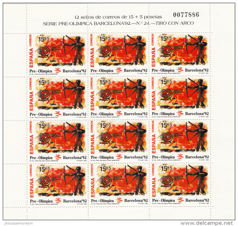 España Nº 3157 Al 3159 En Minipliegos De 12 Series - Full Sheets