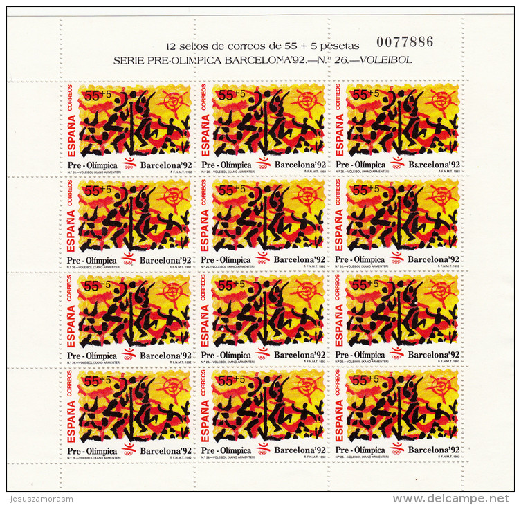 España Nº 3157 Al 3159 En Minipliegos De 12 Series - Full Sheets